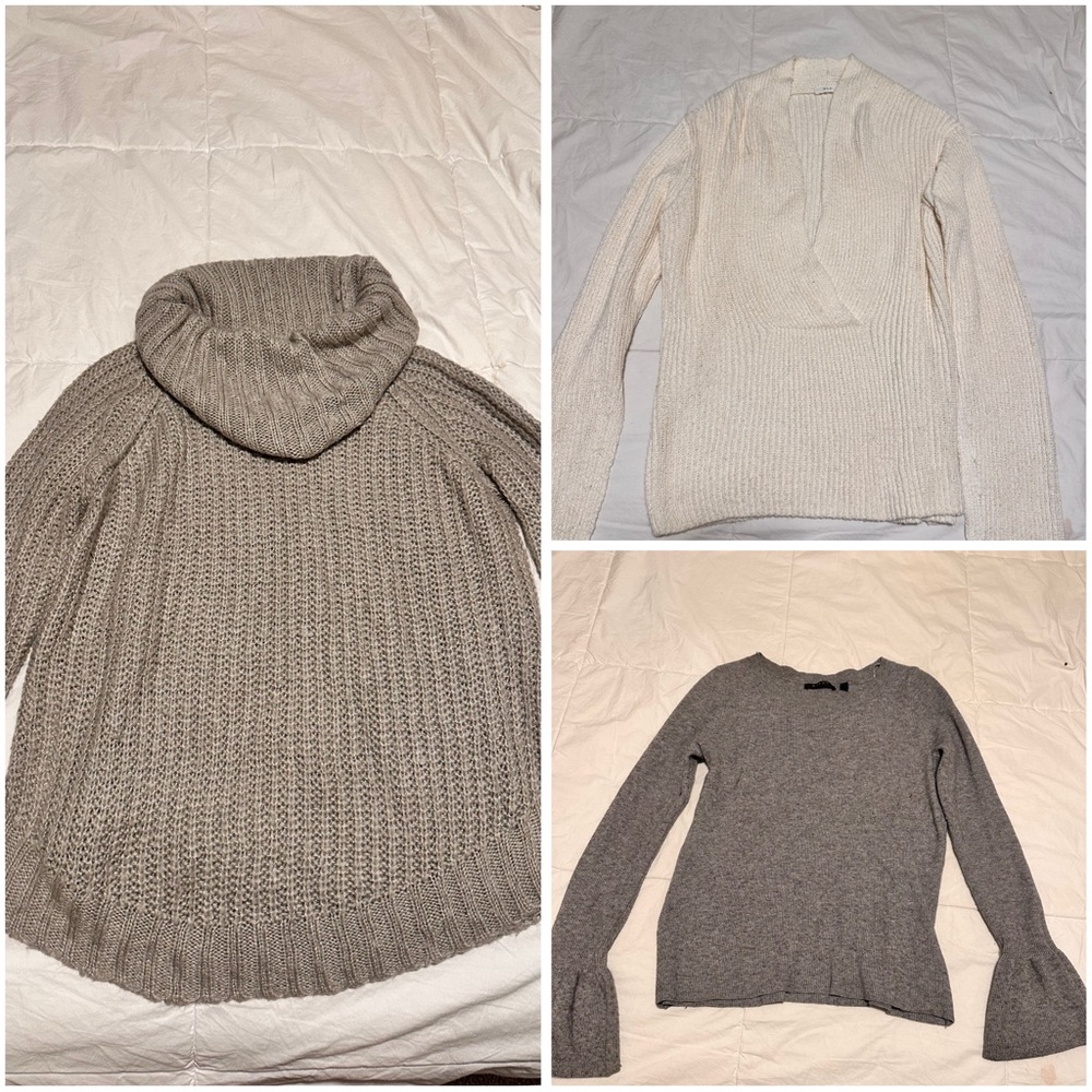 3 Sweaters - Size M